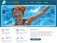 Tablet Screenshot of cordobapiscinas.com